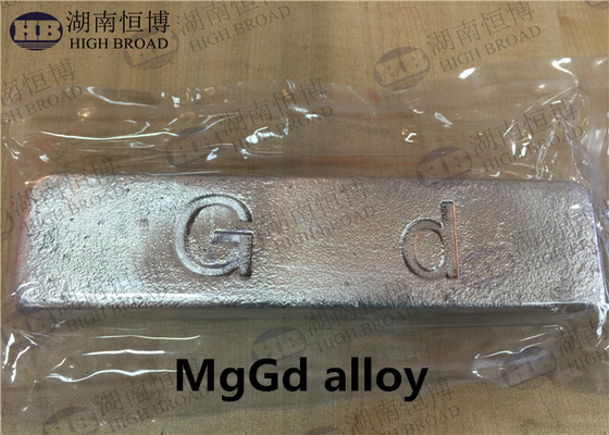 Raffinatore del grano del lingotto della lega matrice del gadolinio del magnesio del lingotto della lega di MgGd30% MgGd25%