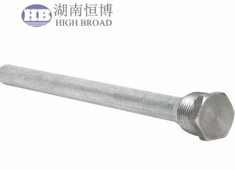 Anodo Rod dello scaldabagno di ASTM/materia prima di elevata purezza di Rod metallo del magnesio