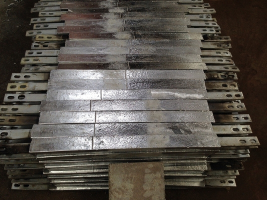 Anodi del serbatoio di zavorra in alluminio con leghe di ferro basso, alluminio di zinco di alta purezza e indio