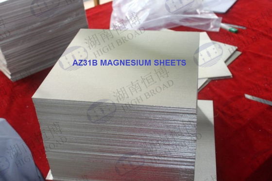 Materiale di piatto lucidato superficie dello strato Az31 Az31b Az61 della lega del magnesio di mg