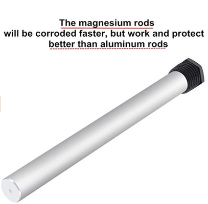 Anodo Rod, protezione contro la corrosione dello scaldabagno dell'OEM sacrificale di Rod dell'anodo del magnesio
