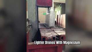 Piastra leggera per telaio drone in magnesio AZ31B