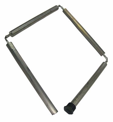 19mm Lega di alluminio Compatto Anodo Rod 3/4 NPT 450mm Spazio-efficiente Design per condensatore compatto