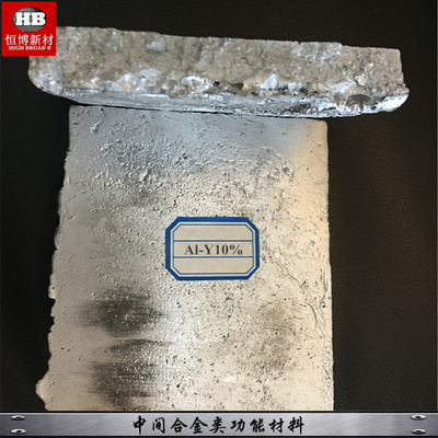 Lingotto di alluminio di Al 20% della lega matrice Y 80% della spedizione della Cina del fornitore dell'ittrio veloce di YAl