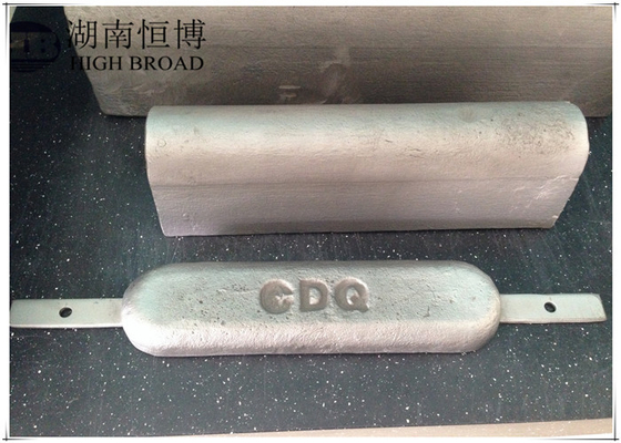 Anodo di alluminio per protezione catodica ed anti corrosione, anodo sacrificale di alluminio