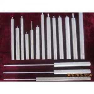 Magnesio anodo bastone con 44 pollici di lunghezza e 0,84 pollici di diametro