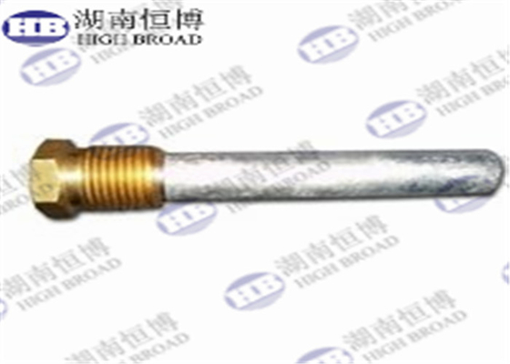 Corrosione che inibisce l'anodo fuso Rod ASTM B418-95 dello scaldabagno della matita dello zinco