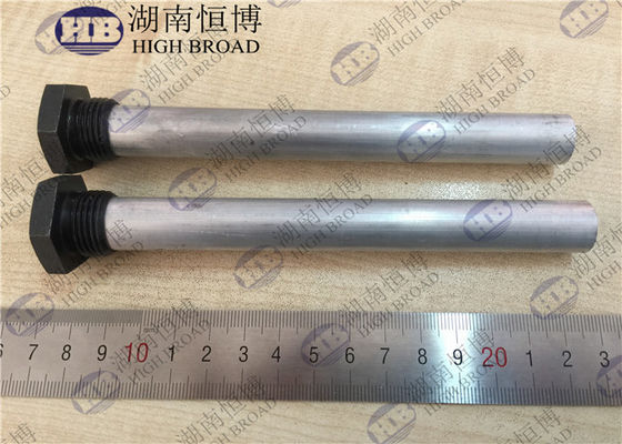 21 mm Lega di alluminio 3 segmenti Anode Rod 1000 mm Bolt-Together Design per caldaie commerciali