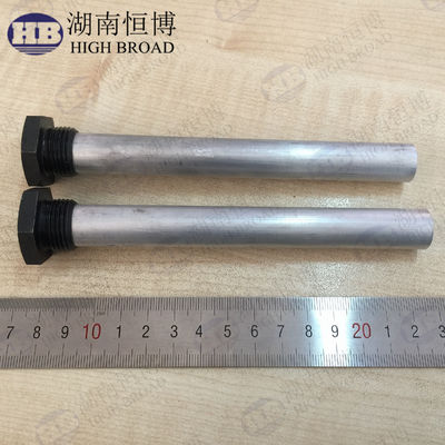 Anodo flessibile in lega di alluminio con diametro 16mm, lunghezza 900mm e filettatura 3/4 NPT per scaldacqua commerciali