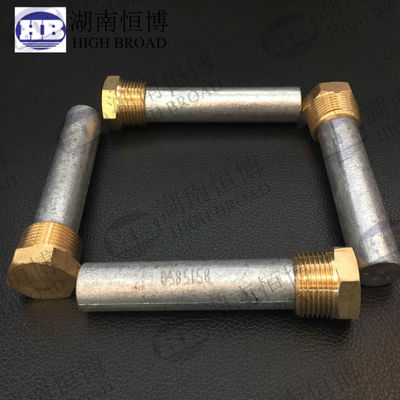 Anodo flessibile in lega di alluminio con diametro 16mm, lunghezza 900mm e filettatura 3/4 NPT per scaldacqua commerciali