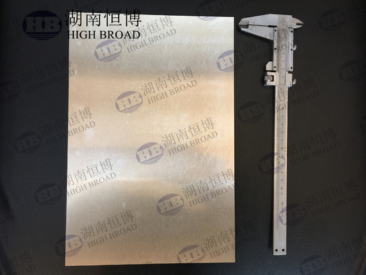 Conduttività termica Leggia di magnesio argento liscio foglio WE43 Con 1040 Jkg-1k-1 Calore specifico