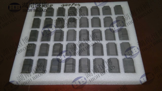 Componenti per armature corporee Piastrelle di carburo di boro in ceramica a bassa densità Durezza incredibile, con una durezza di Mohs di circa 9.5