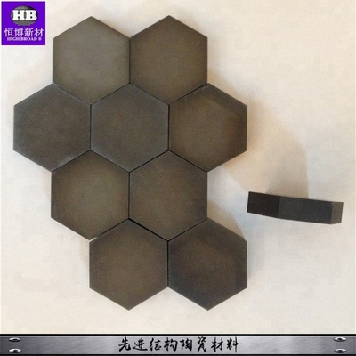 Carbide di silicio Carbide di boro Carbide quadrato piastrelle balistiche esagonali per la protezione estrema
