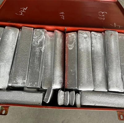 HB7264-96 AlAg rettangolare 10% leghe master d'argento per additivo di fusione dell'alluminio
