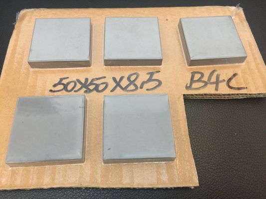 Carburo di boro sinterizzato senza pressione R400 Piastrelle balistiche 50x50x9mm NIJ Livello IV