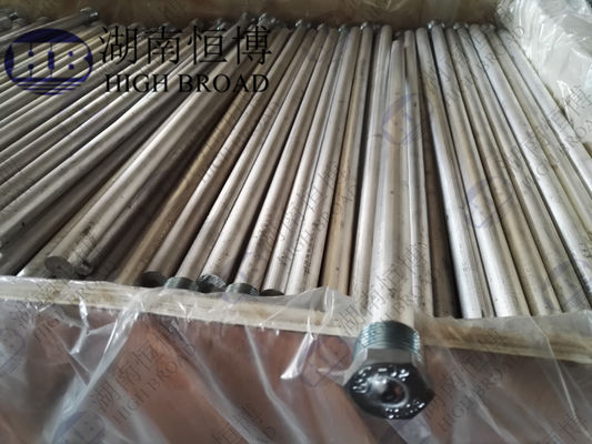 Magnesio anodo bastone con 44 pollici di lunghezza e 0,84 pollici di diametro