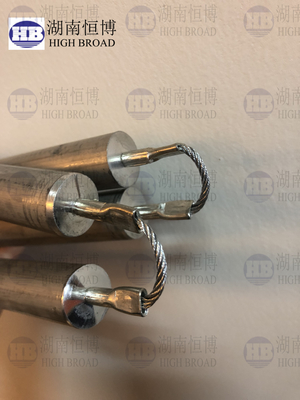 Lunghezza 44 Anodo di alluminio FLEX 44 con tappi di acciaio esessuale NPT 3/4