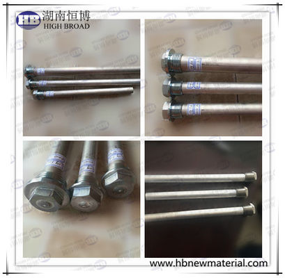 22 mm di diametro 900 mm di lunghezza Magnesio anodo bastone con 3/4" NPT filo per la protezione di riscaldatore d'acqua solare