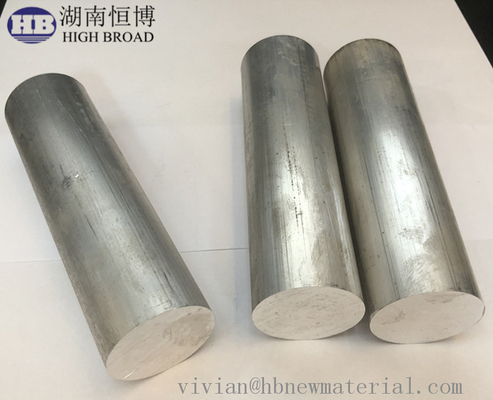 Barre di anodo di magnesio personalizzate Buona formabilità e superficie liscia per lunghezze di 100/200/500 mm