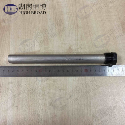 22 mm di diametro 900 mm di lunghezza Magnesio anodo bastone con 3/4" NPT filo per la protezione di riscaldatore d'acqua solare
