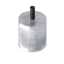 Alta purezza AZ63 Magnesio Anodo Sacrificale 44 pollici 3/4 NPT per la protezione catodica Serbatoio dell'acqua marina