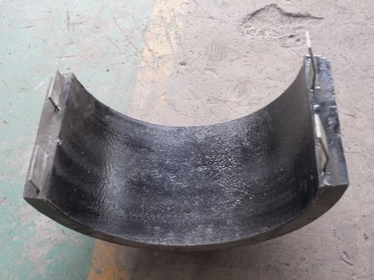 Anodo in alluminio AL ALLOYS Core Bend con design durevole e resistente alla corrosione per strutture interne in acciaio immerse in acqua di mare