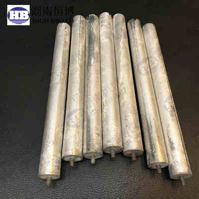 19 mm Lega di zinco Flessibile Link Anode Rod 3/4 NPT 900 mm Protezione antiodore per sistema di condensatore