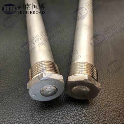 Flessibile Segmentato di Magnesio di Alta Purezza Anodo 36 pollici 0,9 pollici di diametro Core di acciaio a filo per serbatoi di pozzo profondo