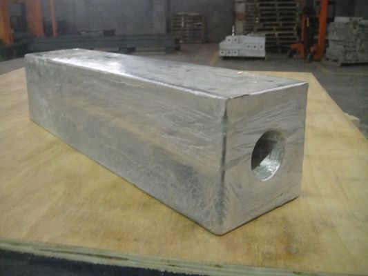 Anodo di magnesio grado AZ63 per tubazioni di ingresso del gas con potenziale standard