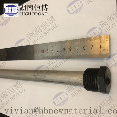 Asta di anodo di magnesio 46 pollici 3/4 NPT Riscaldatore di acqua solare Serbatoio di accumulo termico Parte di ricambio per protezione dalle alte temperature