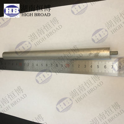 Asta anodica al magnesio di dimensioni personalizzate certificate ISO9001:2008 con densità di 1,8 g/cm3 per protezione sacrificale