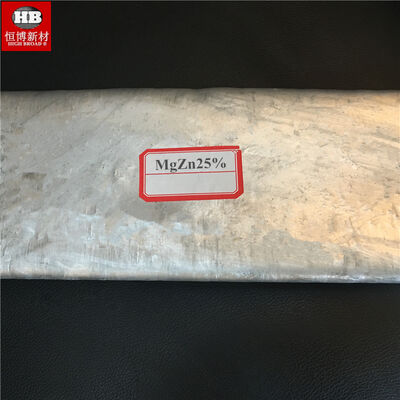 Magnesio Zinc Master alloy Zn30Mg70