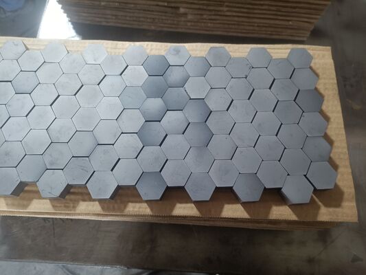 Reaction Sintered Silicon Carbide Ballistic Tile NIJ Level III 100x100x9mm Cost-Effective SiC Armor Plate