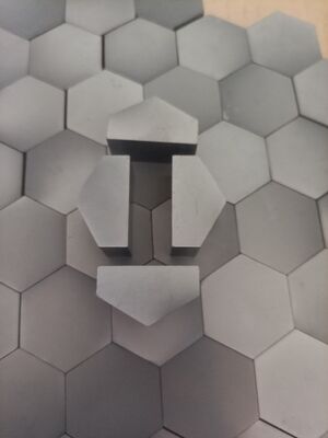 Reaction Sintered Silicon Carbide Ballistic Tile NIJ Level III 100x100x9mm Cost-Effective SiC Armor Plate