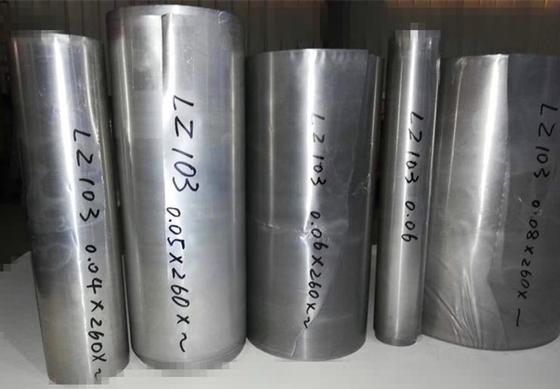 LZ103 Piastra in lega di magnesio, lega a base di magnesio 0,5 mm 0,6 mm 0,8 mm