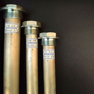 25 mm Lega di alluminio Anodo pesante 1 NPT 1200 mm Protezione su larga scala per caldaie industriali