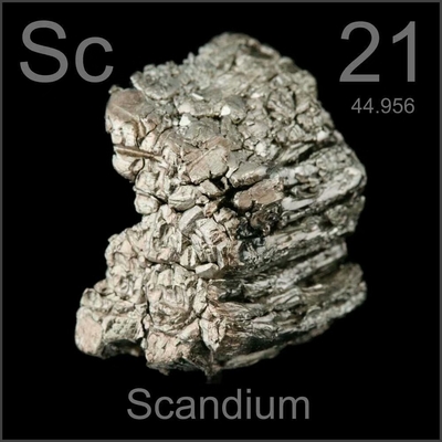 CAS 7440-20-2 metallo 99,9 dello scandio dello Sc 2,99 g/cm3