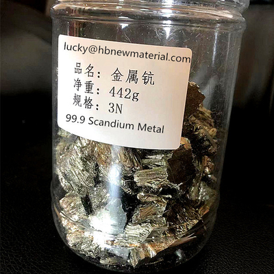 Metallo dello scandio di elevata purezza applicato in varie superleghe