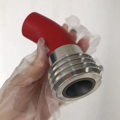 Fusoli di sabbiatura al carburo di boro (B4C) con curva di 45 gradi e foratura di 6 mm per la pulizia delle cuciture di saldatura