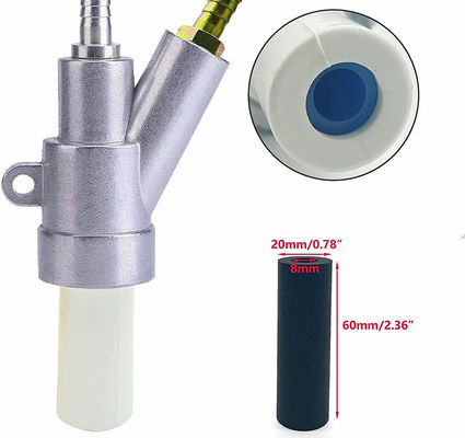 Assemblaggio di pistole da sabbiatura con nozzolo B4C intercambiabile dotato di durezza HRA 93+ e presa ergonomica