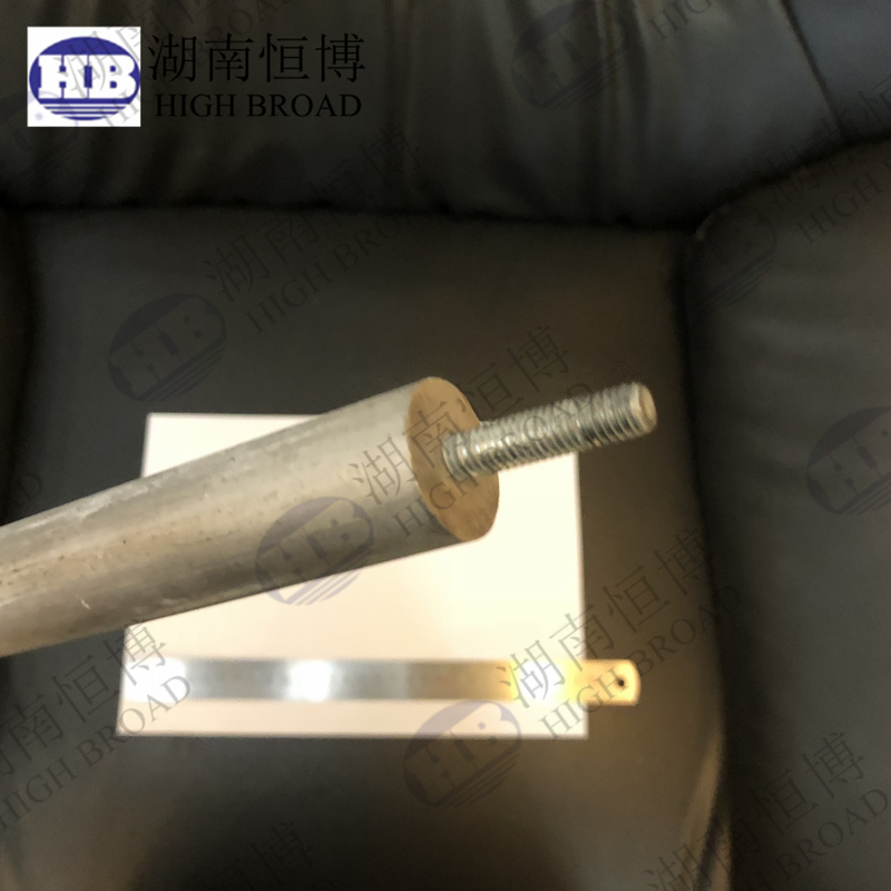 cAST AZ31 Canne anodiche di magnesio per scaldabagno M6 20x250 AZ31B Canne Mg