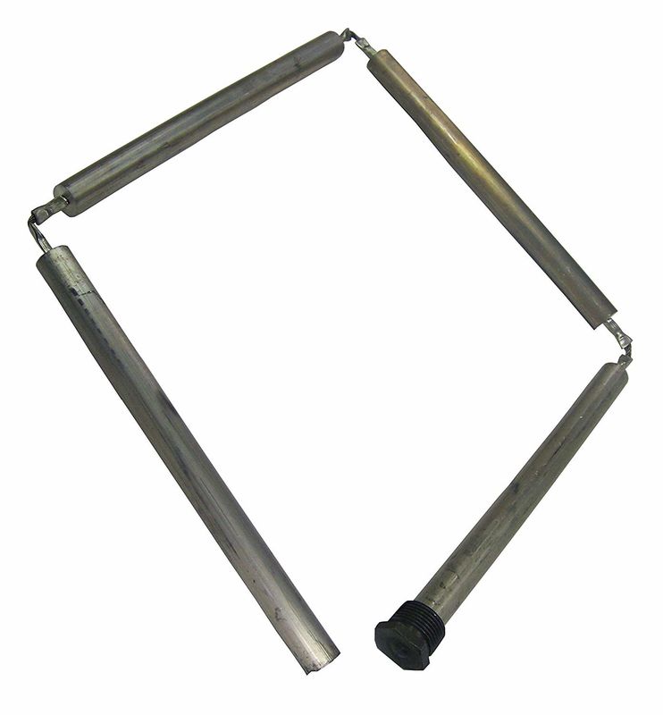 19mm Lega di alluminio Compatto Anodo Rod 3/4 NPT 450mm Spazio-efficiente Design per condensatore compatto