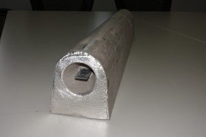 Set di anodi sacrificali in alluminio per piede poppiero, linguetta di assetto, staffa di poppa, 3 pezzi Al-Zn-In, compatibile con Mercruiser Alpha