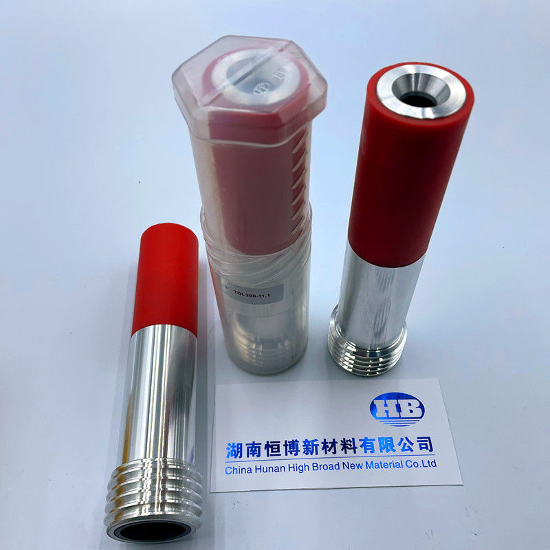 Fuoco di sabbiatura a carburo di boro resistente agli acidi e privo di metalli con venturi lungo per il trattamento delle superfici ceramiche