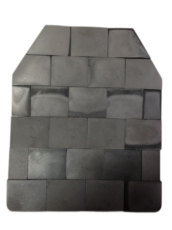 Dual-Use Silicon Carbide Ballistic Tile NIJ Level III 250x300x10mm for Transport Security Protection