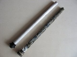 AZ31 AZ63 Legatura di magnesio riscaldatore d'acqua barre di anodo per tappi in acciaio galvanizzato NPT BSPT 3/4&quot;