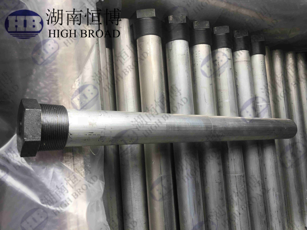 22 mm di diametro 900 mm di lunghezza Magnesio anodo bastone con 3/4" NPT filo per la protezione di riscaldatore d'acqua solare
