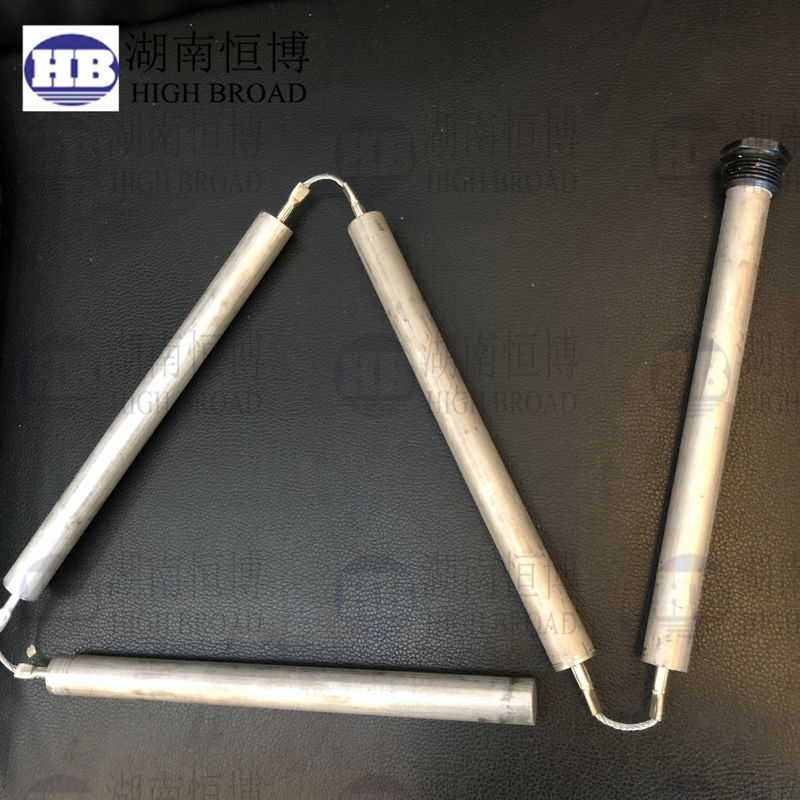 Twin Pack 3/4 pollici NPT Magnesio Scaldabagno Anodo 38 pollici doppia sostituzione Set con nastro di filo