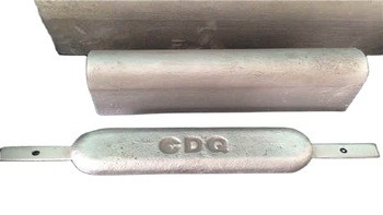 Anodo sacrificale facile da installare per una protezione duratura ASTM / ISO Standard AZ / HP Contenuto di lega