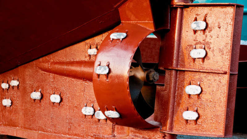 Cappucci di acciaio a anodo di alluminio per la protezione catodica delle strutture di mare e offshore